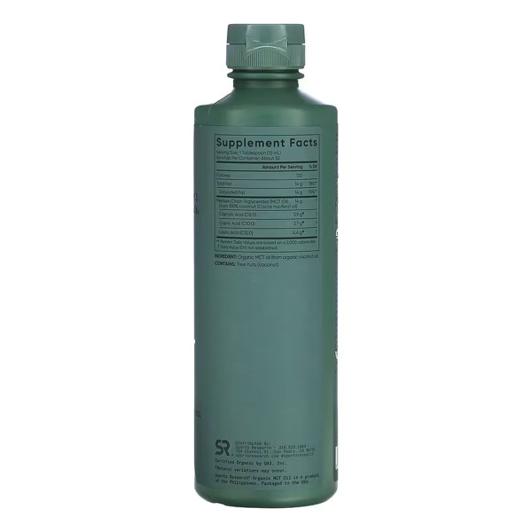 Organic MCT Oil - 473 ml  Organic MCT Oil - 473 ml
