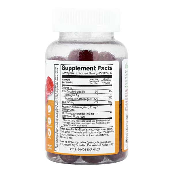 Пробіотик 2 мільярди КУО для дітей - 60 жувальних цукерок Probiotic 2 Billoin CFU Kids - 60 gummies