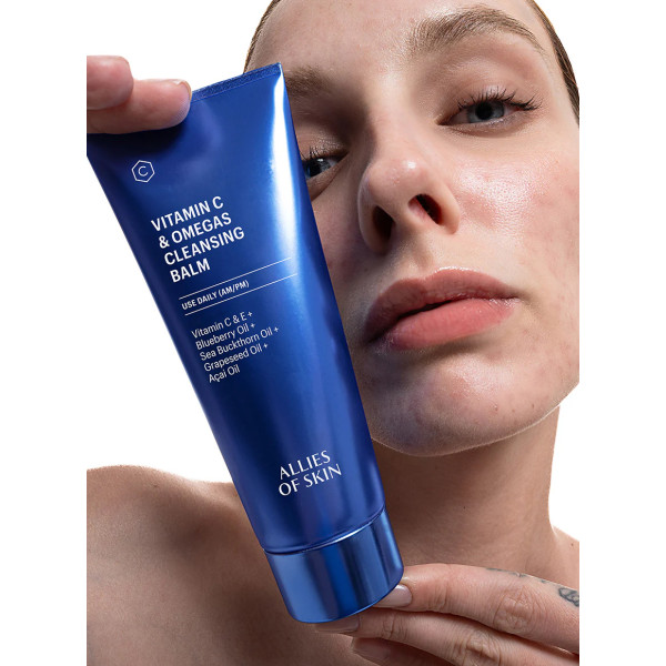 Allies of skin Бальзам очищуючий з вітаміном С Vitamin C & Omegas Cleansing Balm, 100 ml